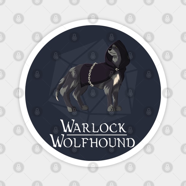 Warlock Wolfhound Magnet by Celestirus